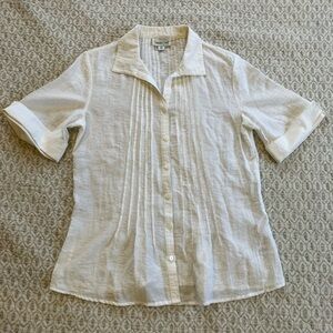 White Pintuck Blouse